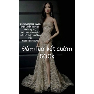 Đầm búp bê Barbie khách đặt may