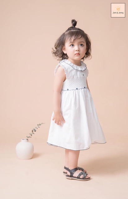 Đầm móc trắng Jam and Jenny vnxk