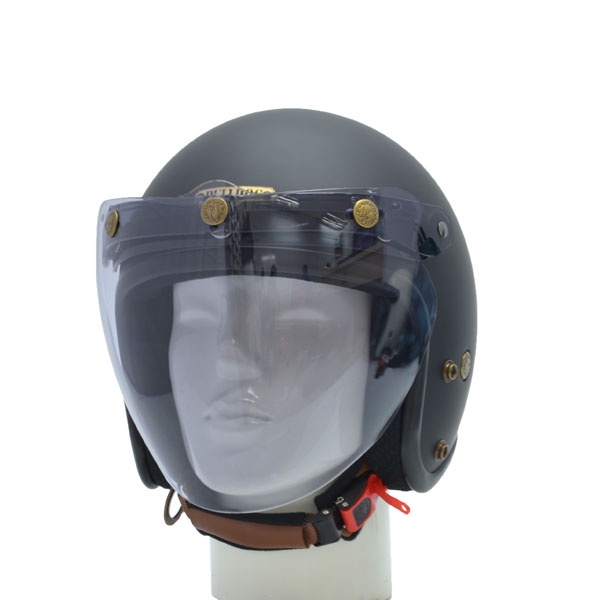 Kính Gắn Mũ Bảo Hiểm Bulldog Eagle (Phẳng) - Nhiều màu - Kính 3 Khuy gắn mũ chắn gió bụi