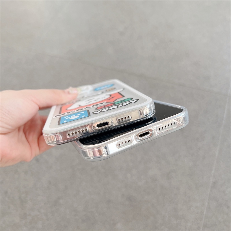 Ốp Điện Thoại TPU Mềm Hình Chó Mèo Hoạt Hình Cho iPhone 14 13 12 11 pro max X XS XR 7 / 8 Plus