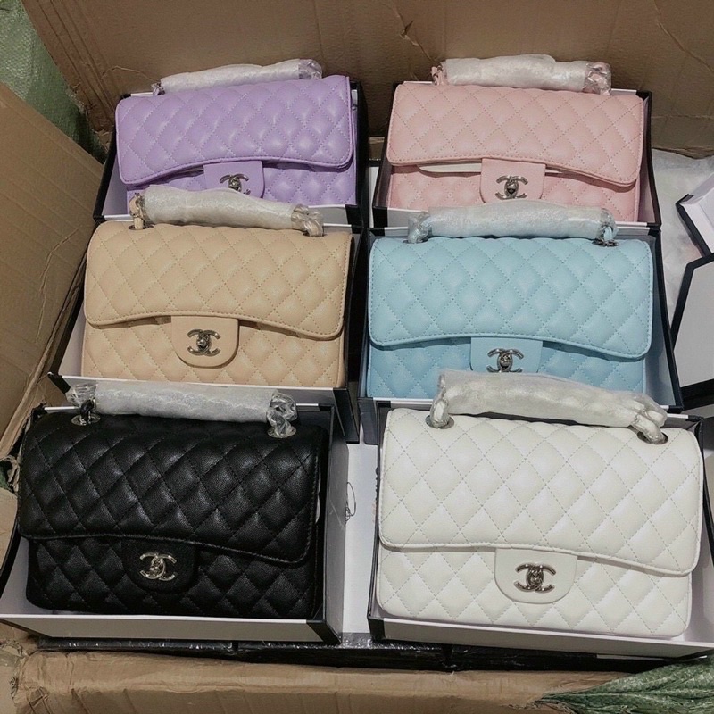 Túi nữ đeo vai xịn sang chảnh da sần  FULLBOX