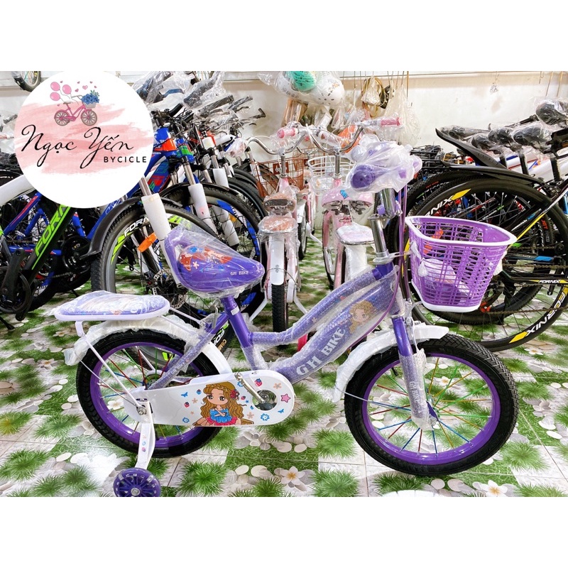 XE ĐẠP TRẺ EM 12IN-16IN 2 ỐNG GHBIKE ĐÀI LOAN NEW