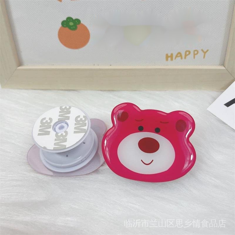 Miếng Dán Trang Trí Điện Thoại Hình Gấu Dễ Thương 3M