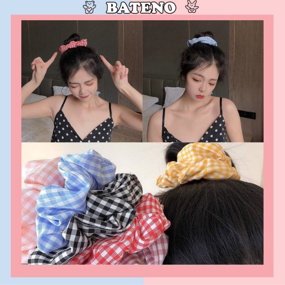 Cột Tóc Vải Scrunchies 6 Màu Cơ Bản SC01