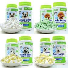 Combo 5 viên Canxi/Khoáng/Vitamin/Dưỡng lông Spirit cho chó mèo và thú cưng