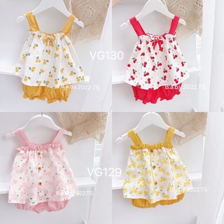 Bộ 2 dây babydoll qccc bé gái