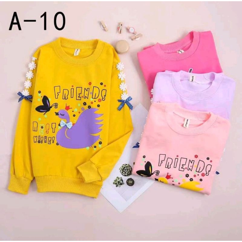 Giày Bata Thời Trang Năng Động Cho Bé 5-13 Tuổi Áo Sweater Thiết Kế Đơn Giản Thời Trang Cao Cấp Cho Nữ