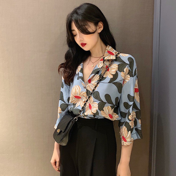 Áo sơ mi Ulzzang/ áo cổ vest kiểu dáng cổ điển mẫu mới nhất