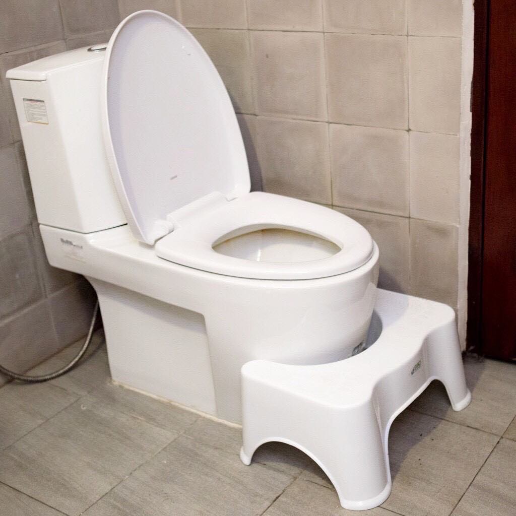 { GIÁ HỦY DIỆT} Ghế kê chân toilet chống táo bón Việt Nhật - Ghế kê chân đi vệ sinh