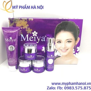 [ KHÔNG VỎ ] Bộ MỸ PHẨM SẠCH NÁM DƯỠNG TRẮNG DA MEIYA TÍM
