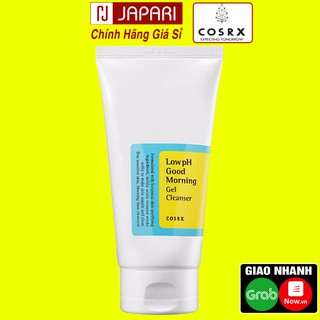 Sửa Rửa Mặt Cosrx Cho Da Nhạy Cảm Da Mụn, Da Khô Low PH Good Morning Gel 150ml - Srm Sữa Rửa Mặt cho nam nữ Corsx JAPARI