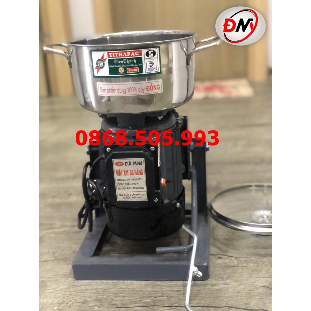 Máy xay thịt đa năng, máy xay thịt, xay giò chả, xay cá...Mô tơ 900W  - Tặng que đánh ruốc