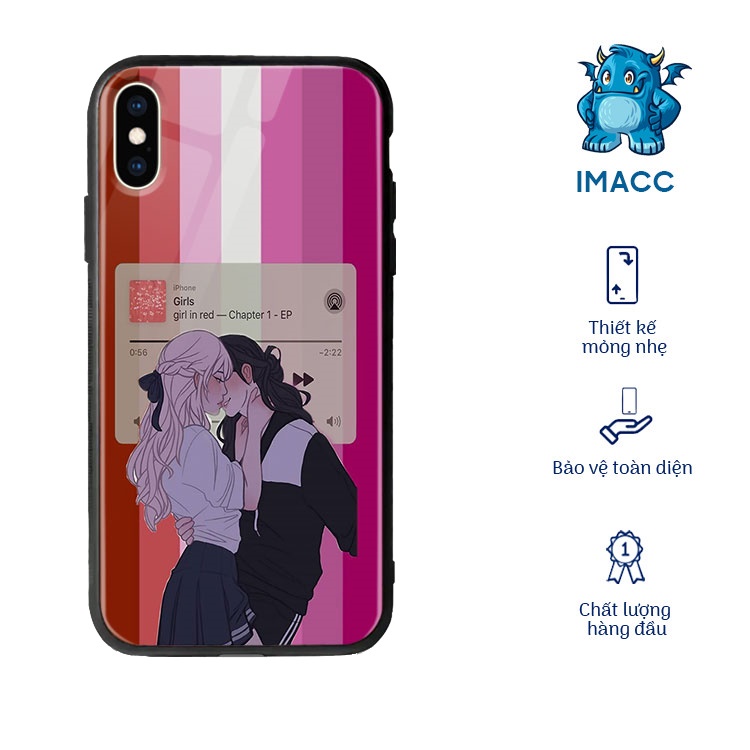 Ốp đẹp ip bisexual dễ thương imacc cho iphone 12/11/pro/max/xs/max/xr/xs/7/8/plus/se