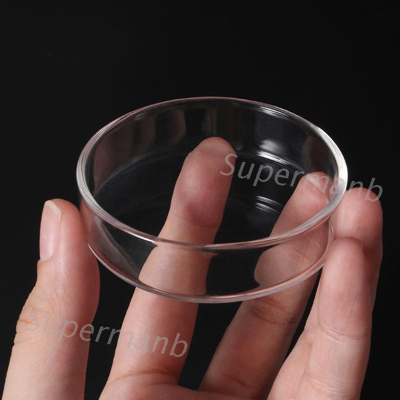 Đĩa Thủy Tinh Trong Suốt Đựng Thức Ăn Cho Tôm Và Cá Cảnh