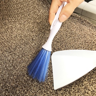 Bộ chổi quét bụi mini Sweep, Bộ chổi quét bụi máy tính, xe hơi - Chổi quét bàn phím và hót rác nhỏ (xanh)