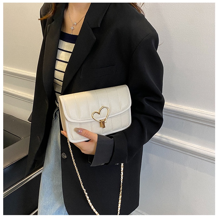 Túi Đeo JASMIN NOIR Chéo Dây Xích In Họa Tiết Thời Trang Cho Nữ