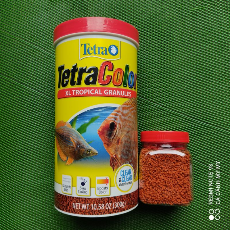 Cám cá Tetra color Tropical hộp 300g - Cám giúp cá lên màu tốt nhất