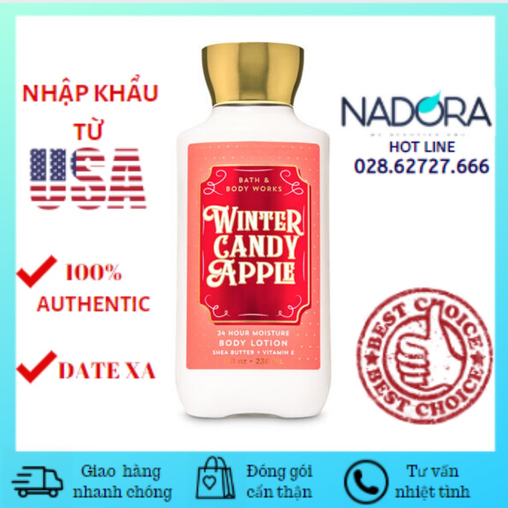 Sữa Dưỡng Toàn Thân Bath And Body Works - Winter Candy Apple (236ml)