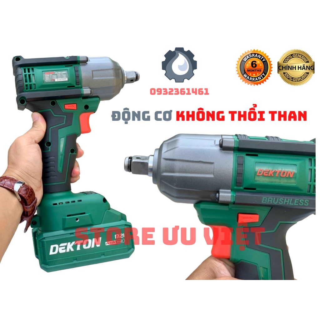Máy siết bulong 475Nm Chính hãng Dekton chân pin Makita thông dụng M21 475N DKIW2140SMKT GIÁ TỐT