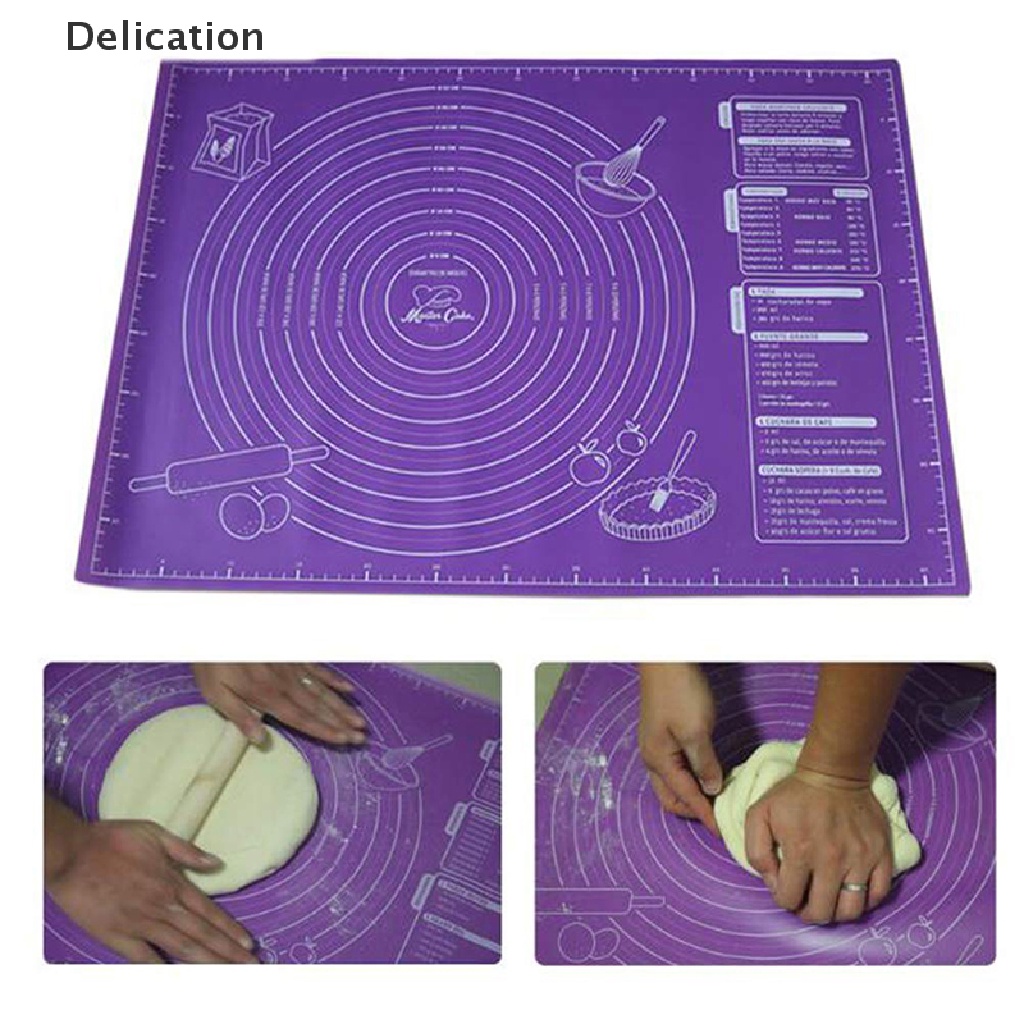 Thảm Nhào Bột Làm Bánh Bằng Silicone Chống Dính