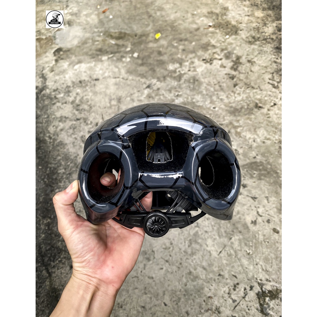 NÓN POC 02 ỐNG BÔ MÀU TỔ ONG BÓNG CHÍNH HÃNG 2022, BẢO HÀNH 12 THÁNG