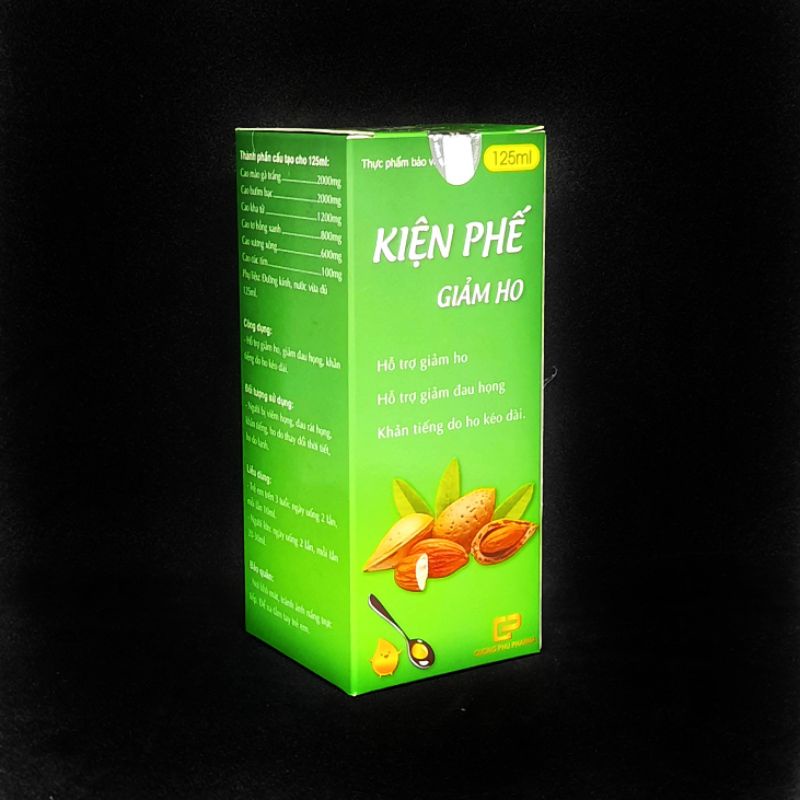 Siro Kiện phế giảm ho CP - Giảm ho và đau họng