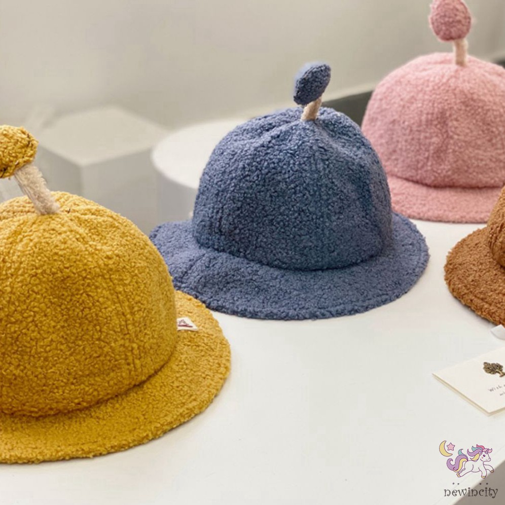 Mũ Len Lông Cừu Kiểu Hoạt Hình Phong Cách Hàn Quốc Cho Bé