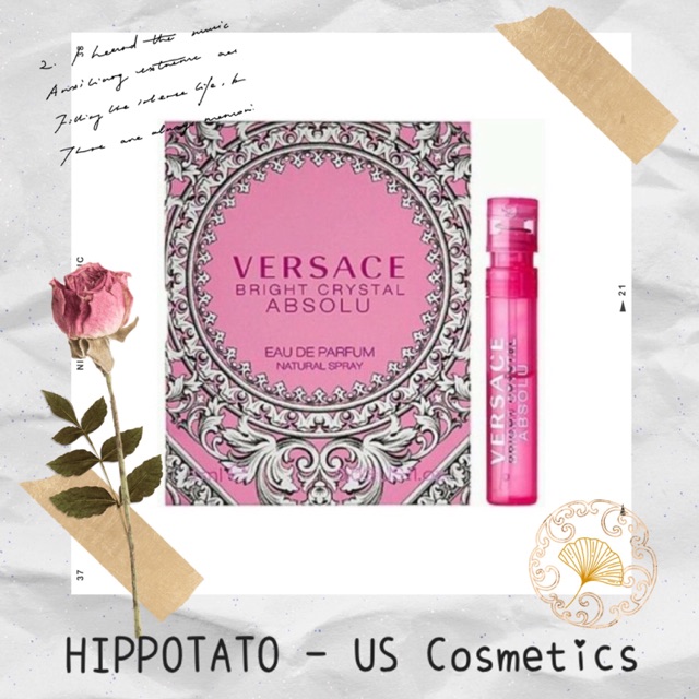 Versace Bright Crystal Absolu EDP - Vial sample mẫu thử nước hoa