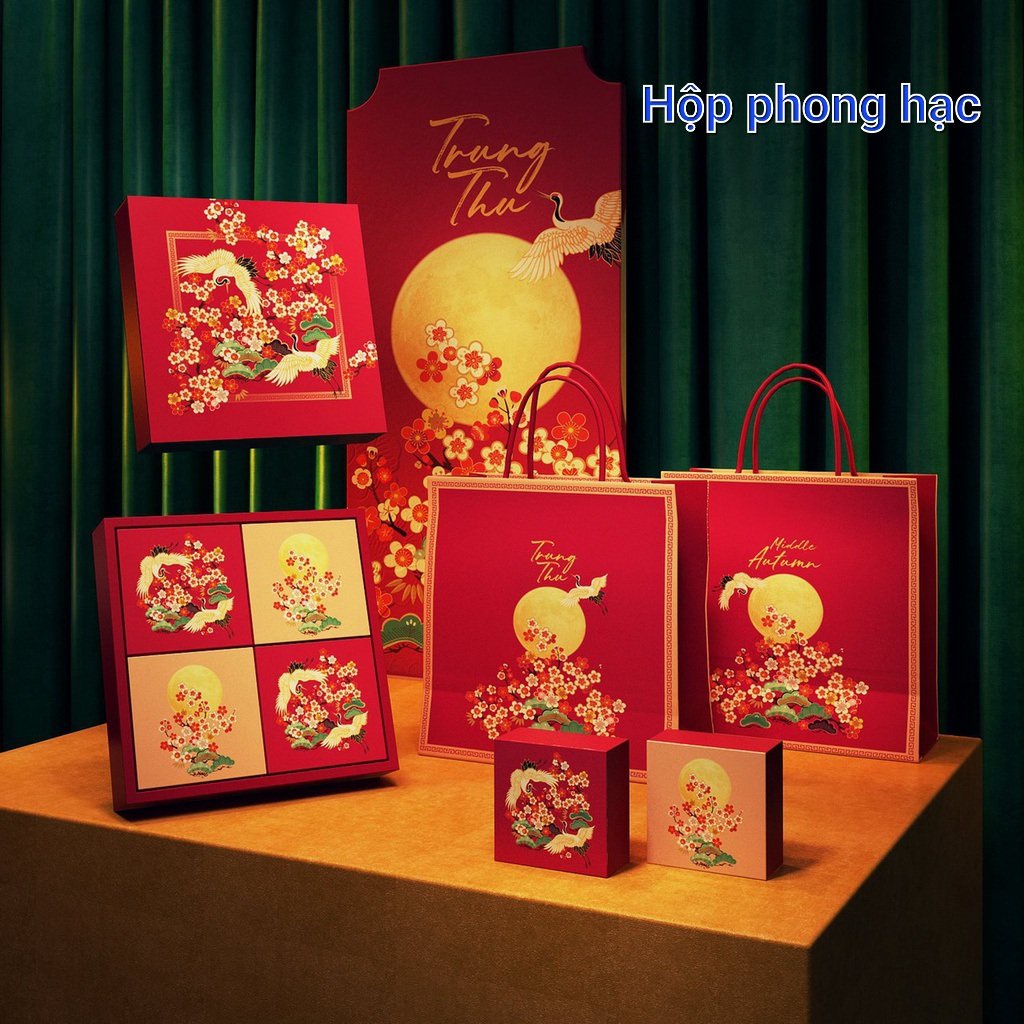 Hộp đựng 4 bánh trung thu các mẫu