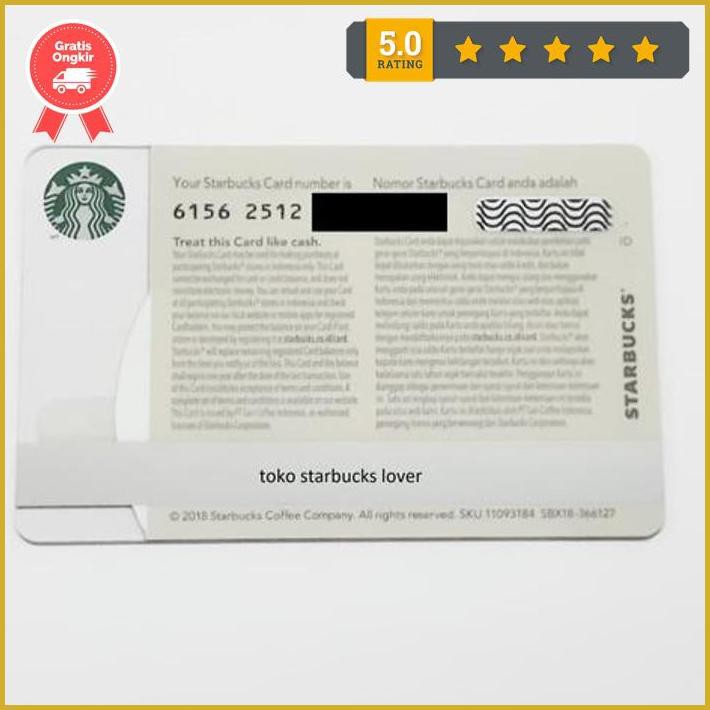 Starbucks Thẻ Bài Indonesian Saldo Rp100 2018 Cao Cấp