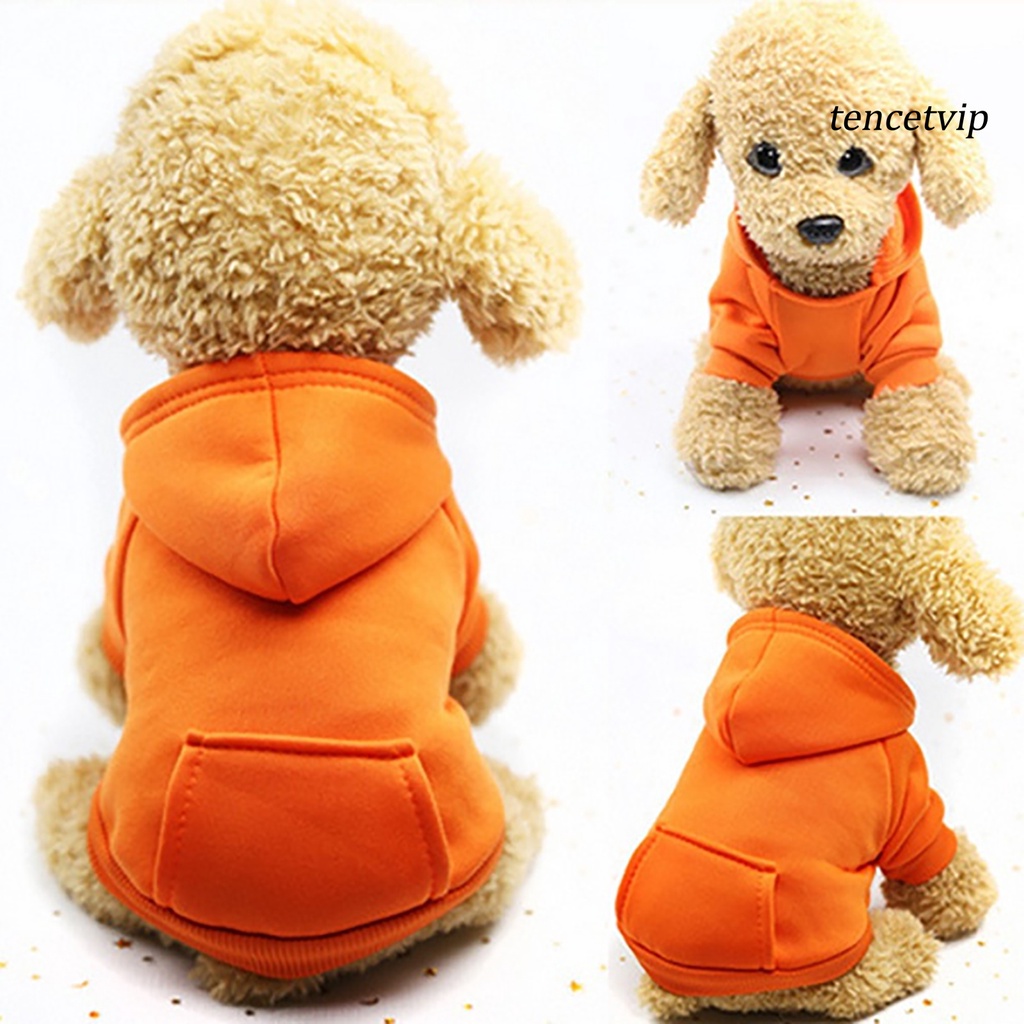 Áo hoodie hai lớp có túi thời trang thu đông cho thú cưng