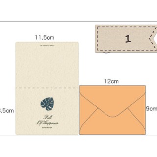 Thiệp giấy kraft cao cấp, phong cách vintage, thiệp cảm ơn, thiệp lưu bút, thiệp tặng chúc mừng sinh nhật