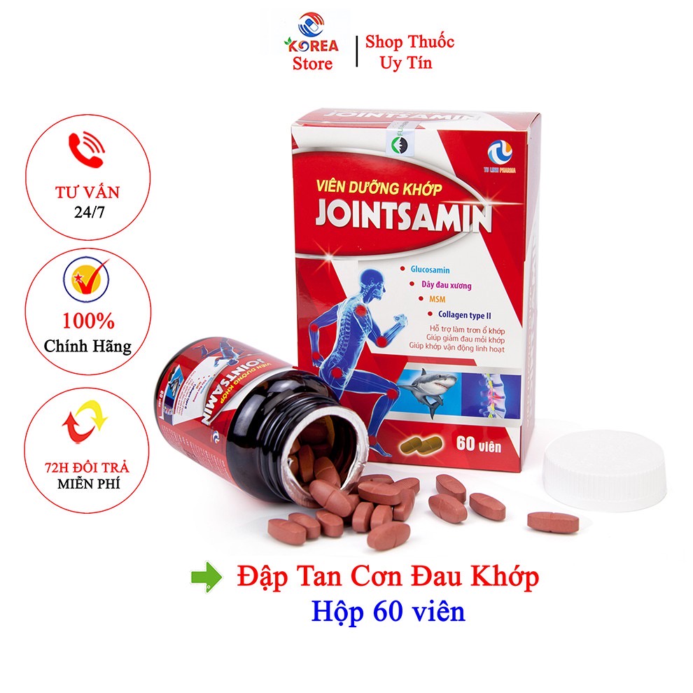 Thực Phẩm cho sức khoẻ dưỡng khớp JOINTSAMIN đập tan cơn đau khớp