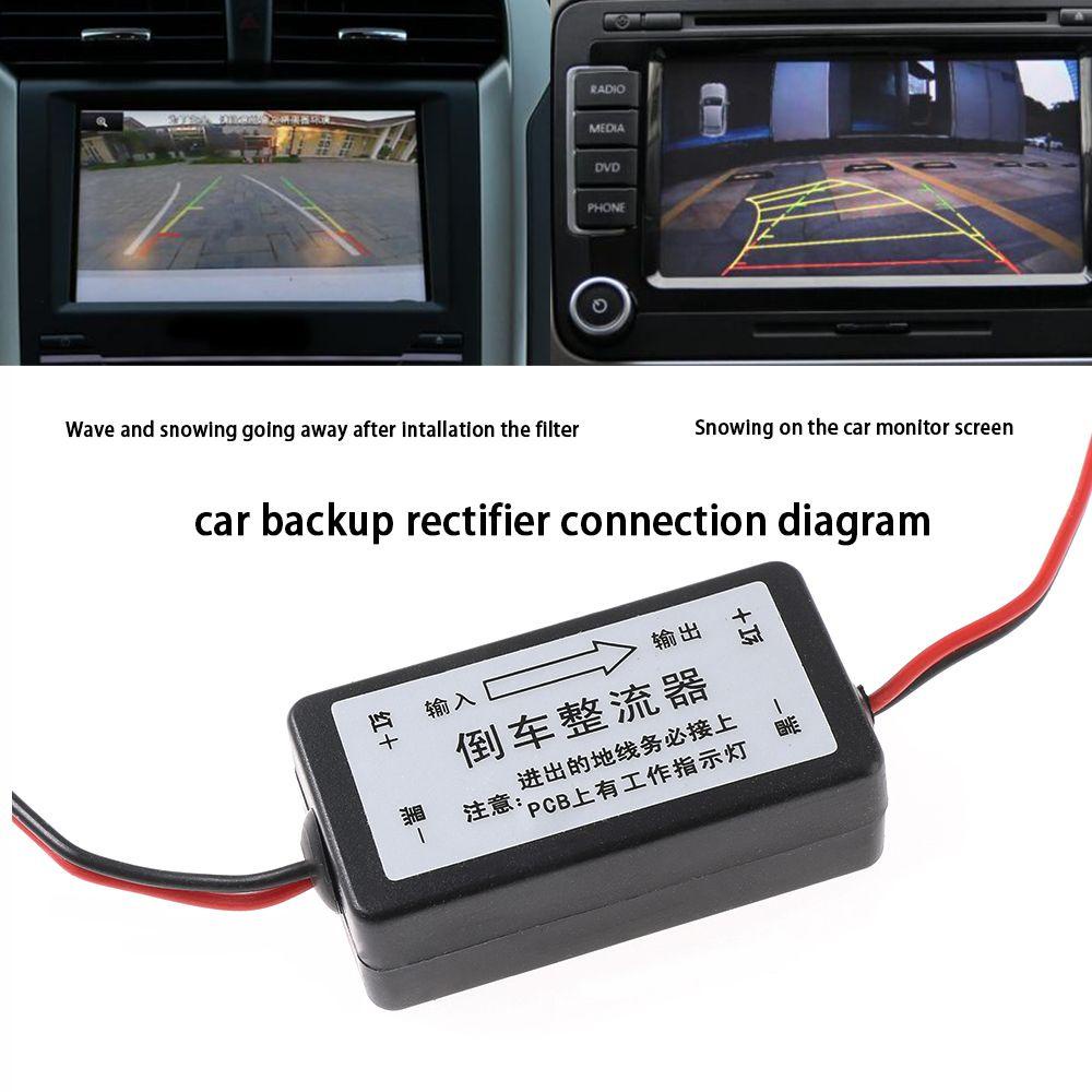 MAYSHOW Eliminate interference Relay Capacitor Connector 12V DC Power Filter  Auto Monitor Screen for Car Rear View  Backup Camera Rectifier | BigBuy360 - bigbuy360.vn
