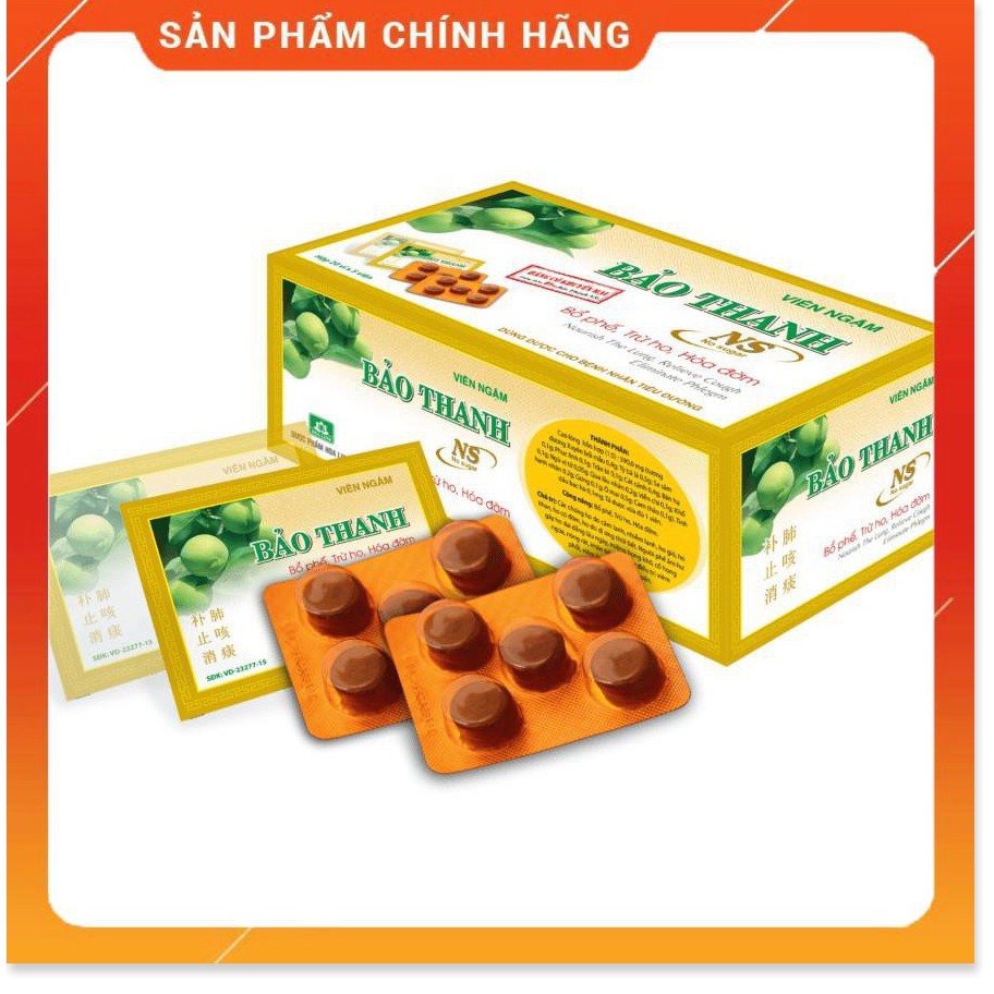 Viên ngậm BẢO THANH không đường