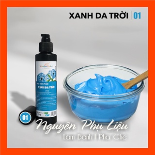 210gr - màu nước thực phẩm làm bánh unicorn color - màu xanh da trời