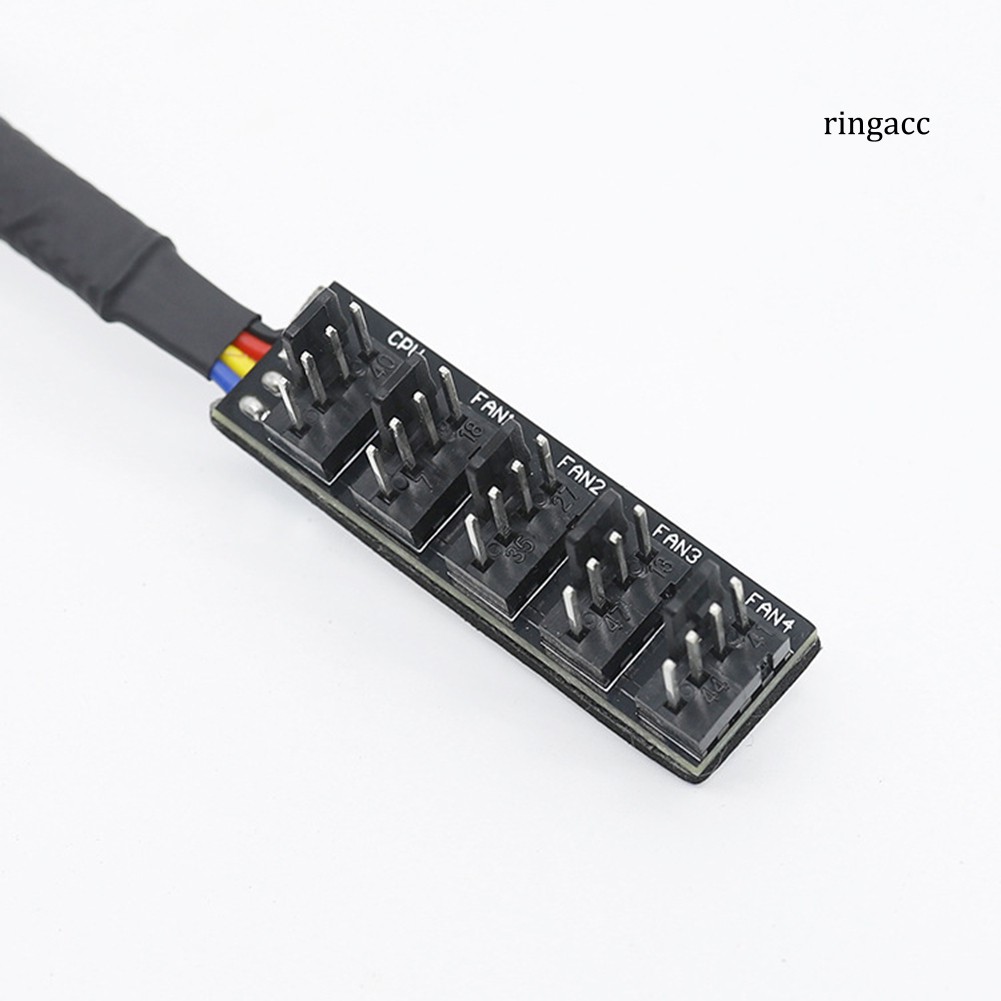 Cáp Chia Quạt Tản Nhiệt Cpu 5 Chiều 4pin