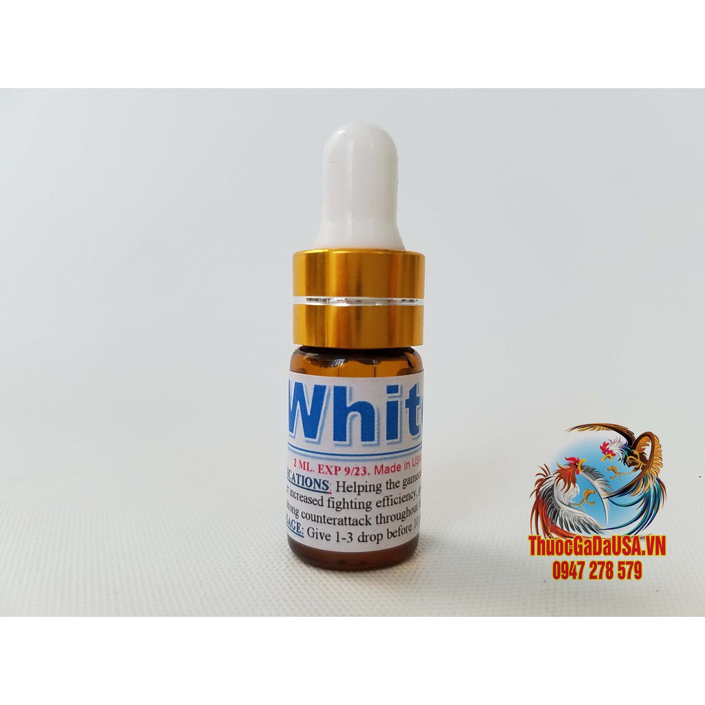 Thuốc Nhỏ Gà Đá Mau Sung White (2ml)
