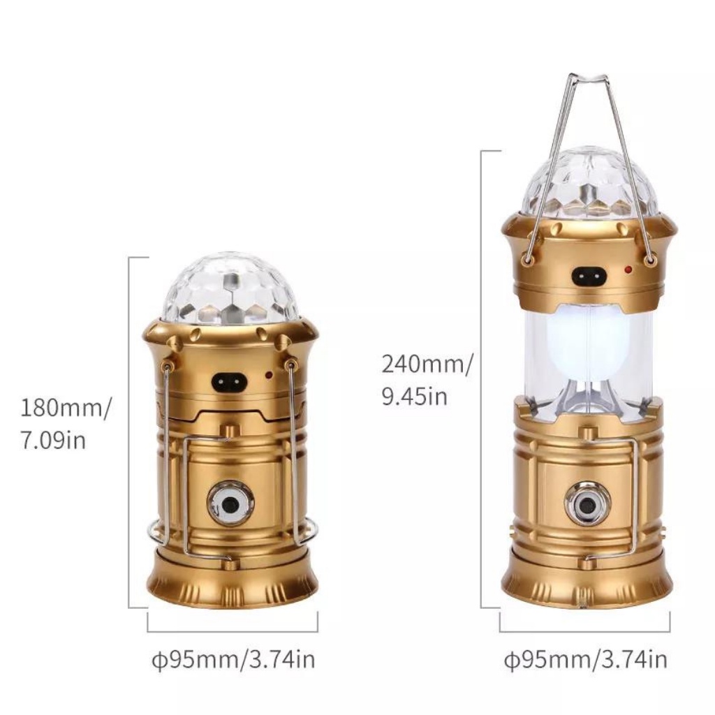 Đèn led trang trí xoay 7 màu  tích hợp 4 trong 1 đa chức năng tích hợp đèn quẩy 360 độ,đèn  chiếu xa,đèn ngủ,cổng usb