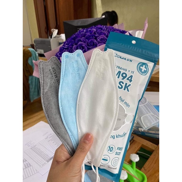 sét 50 chiếc khâu trang 4D HM MASK KF94 Hàn quốc