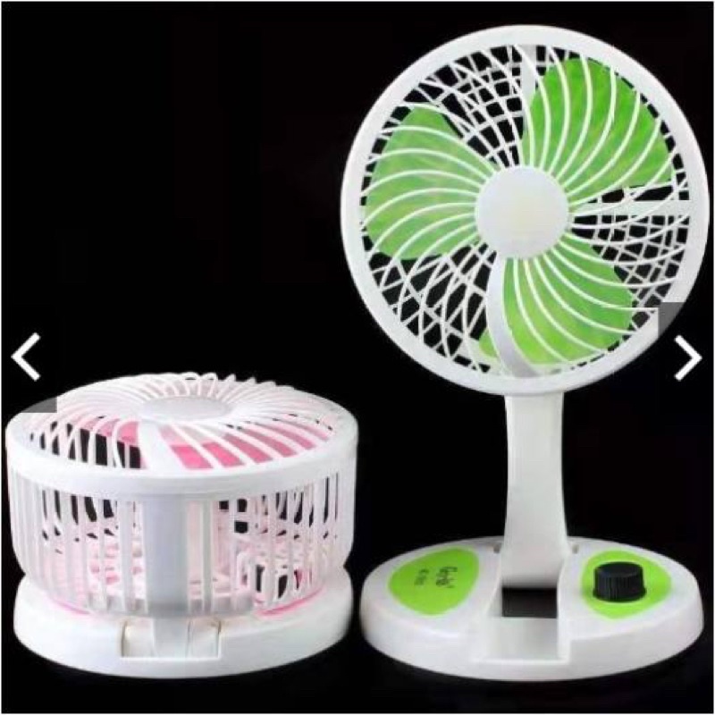 Quạt tích điện cỡ to gấp gọn KC 5811 có đèn led quạt tích điện gập gọn chất lượng tốt - Quạt sạc điện