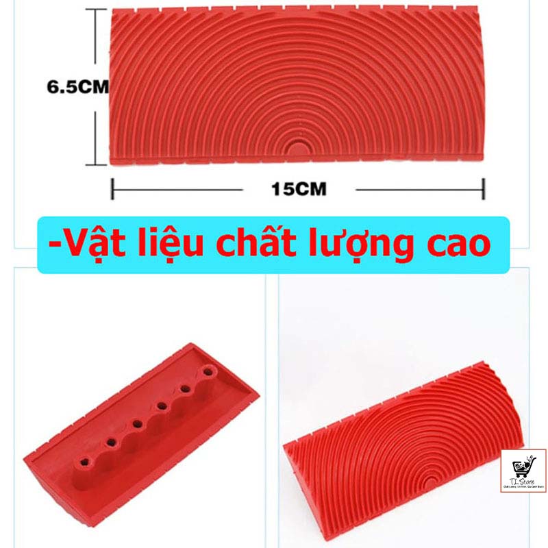 Bộ 2 dụng cụ tạo vân gỗ , hỗ trợ sơn nhà cửa giả gỗ đẹp , tự nhiên , tiện ích