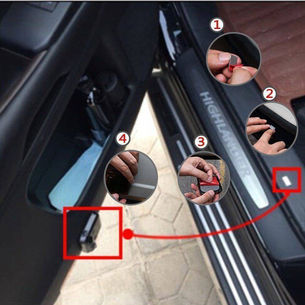 Đèn LED chiếu laser chào mừng trang trí hình logo tạo bóng dành cho cửa xe hơi