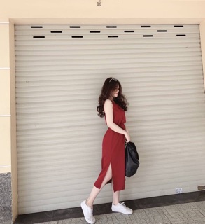 Đầm maxi dây
