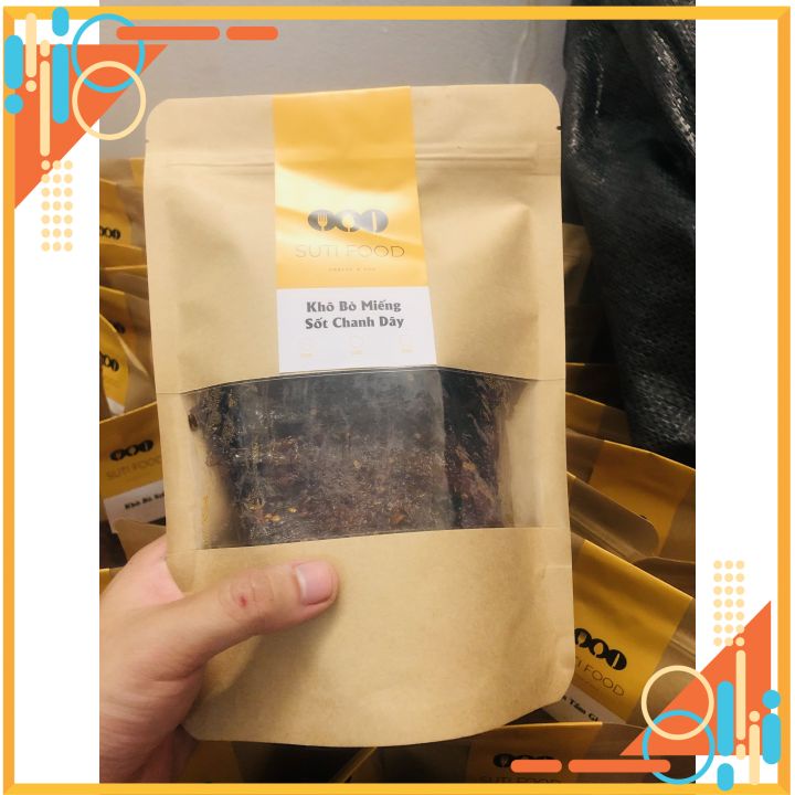 [250G] KHÔ BÒ SỐT CHANH DÂY MẬT ONG ( SUTIFOOD)Loại 1 - Thơm Ngon Chuẩn Vị - ATVSTP | BigBuy360 - bigbuy360.vn