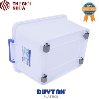 THÙNG NHỰA VUÔNG 30 LÍT DUY TÂN CÓ BÁNH XE
