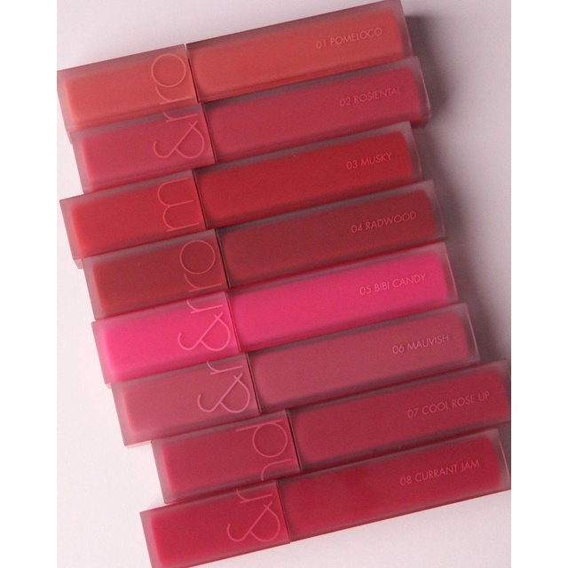 Son Kem Romand Blur Fudge Tint 5g Siêu Lì, Lên Màu Chuẩn, Mịn Môi