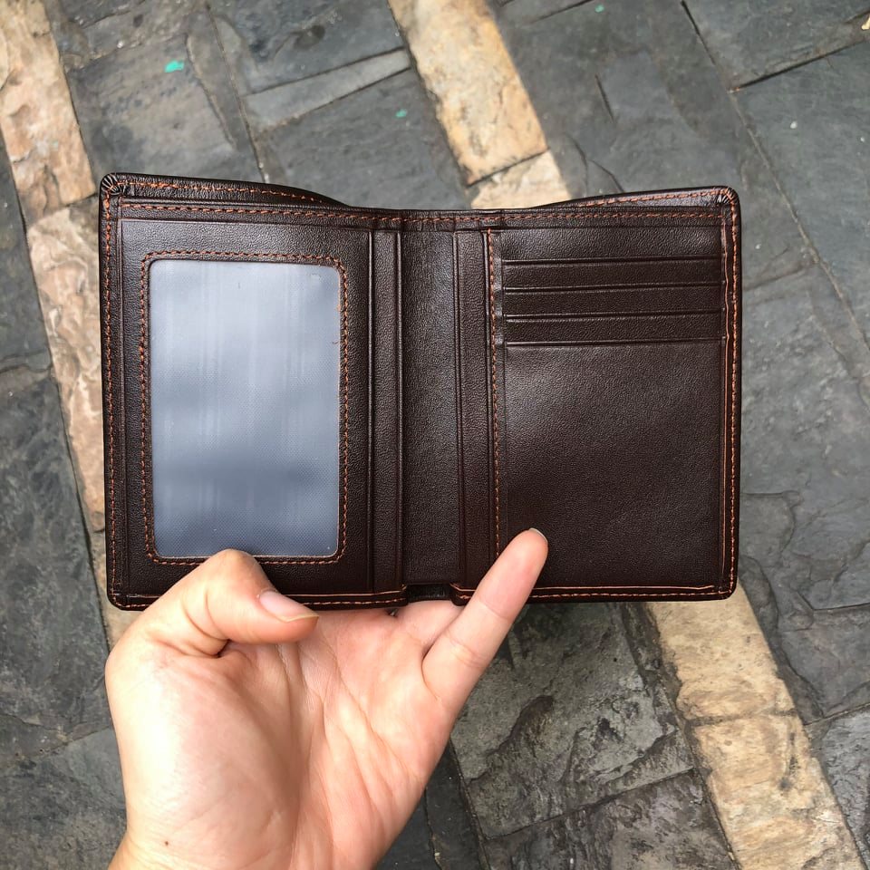 Ví Nam Da Bò NAPPA DA THẬT Đốt Không Cháy  Bảo Hành 24 Tháng Không Tróc Nổ Da Khi Sử Dụng
