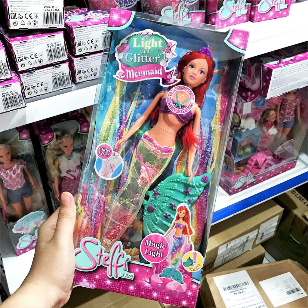 Đồ Chơi Búp Bê Nàng Tiên Cá STEFFI LOVE Light &amp; Glitter Mermaid 105733049 - Simba Toys Vietnam