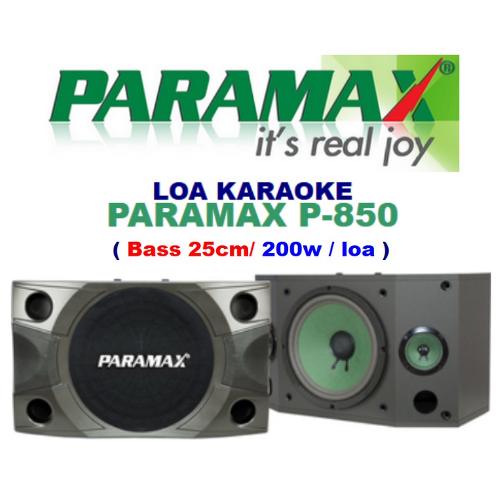 LOA PARAMAX P 850 .